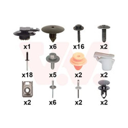 Kit montage pare-choc avant -23