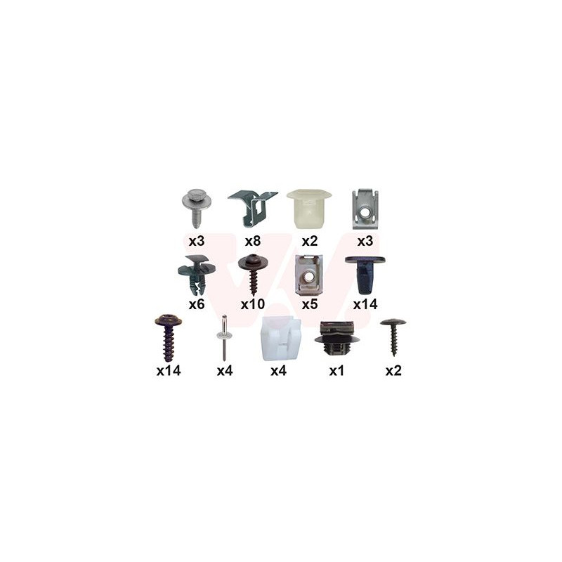 Kit montage pare-choc avant 16 