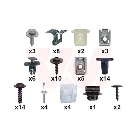 Kit montage pare-choc avant 16 