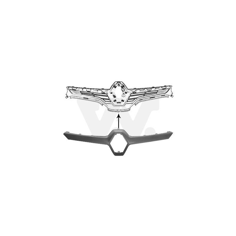 Moulure centrale de grille