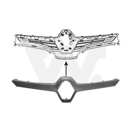 Moulure centrale de grille