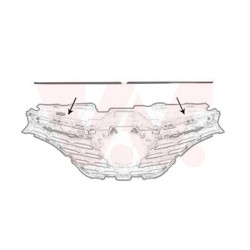 Moulure centrale de grille