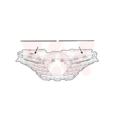 Moulure centrale de grille