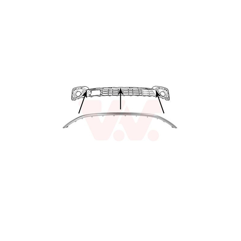 Moulure de grille chrome