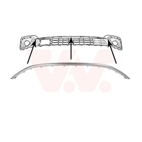 Moulure de grille chrome