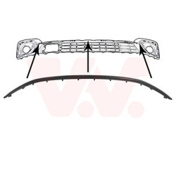 Moulure de grille noir