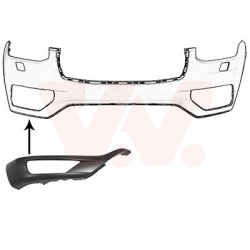 Moulure droite de pare-choc avant