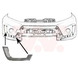 Moulure droite de pare-choc avant
