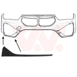 Moulure droite de pare-choc avant 19  basic