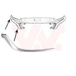 Moulure droite de pare-choc avant