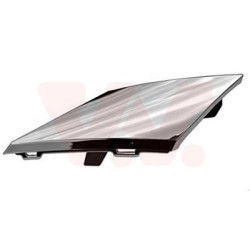 Moulure droite de pare-choc avant chrome sous le phare