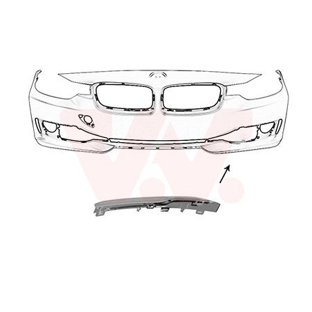 Moulure extens grille gauche