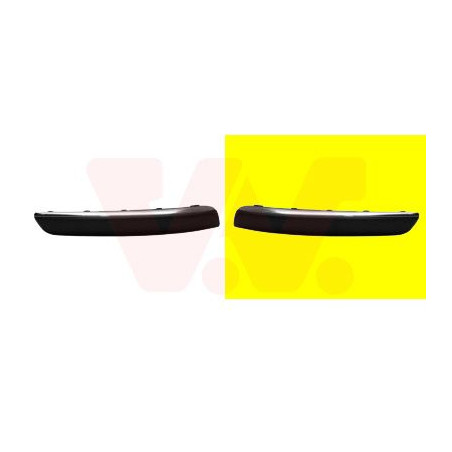 Moulure gauche de pare-choc avant