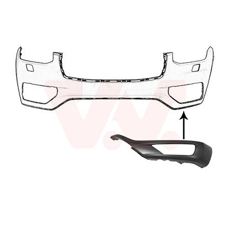 Moulure gauche de pare-choc avant -19