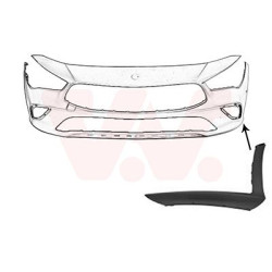 Moulure gauche de pare-choc avant -23 primer pas amg-pack