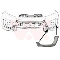 Moulure gauche de pare-choc avant