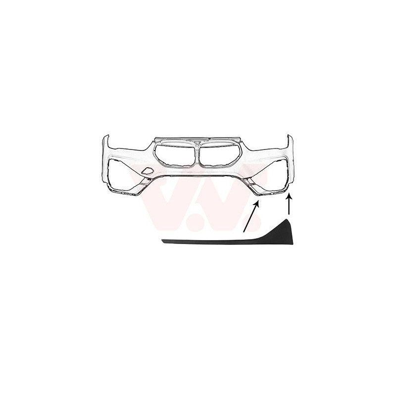 Moulure gauche de pare-choc avant 19  basic