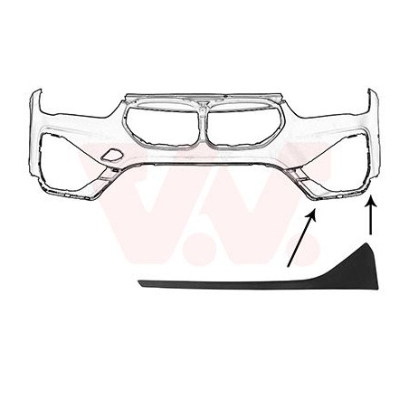 Moulure gauche de pare-choc avant 19  basic