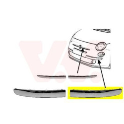 Moulure gauche de pare-choc avant