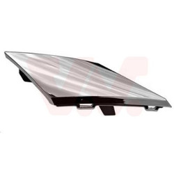 Moulure gauche de pare-choc avant chrome sous le phare