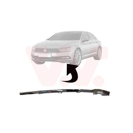 Moulure gauche de pare-choc avant