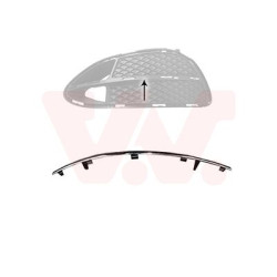 Moulure gauche de pare-choc avant