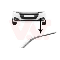 Moulure gauche de pare-choc avant