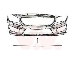 Moulure pare-choc avant