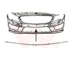 Moulure pare-choc avant