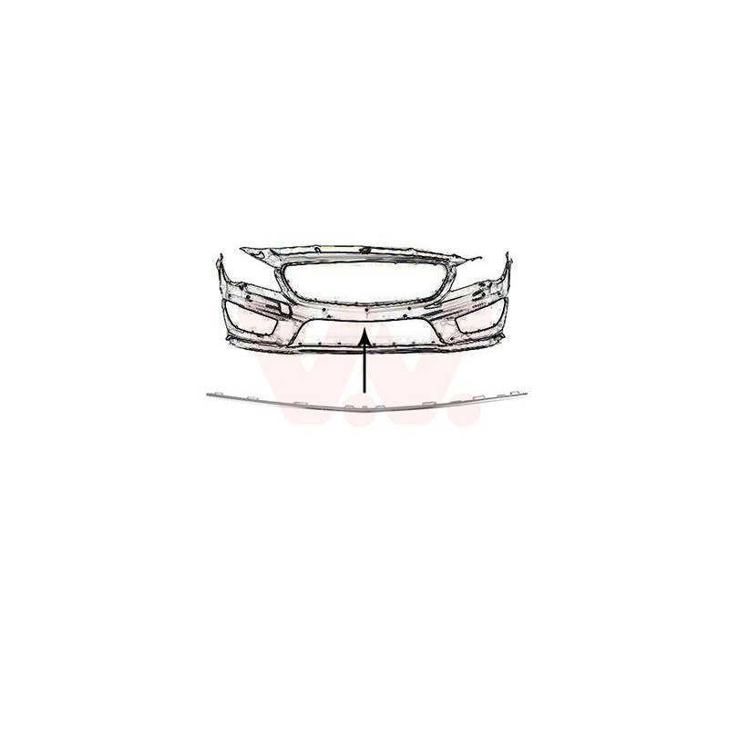 Moulure pare-choc avant