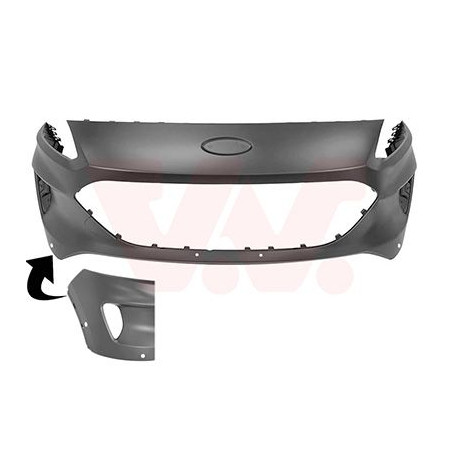 Pare-choc avant  4 trous pour parkassist sans trous pour gicleur lave-phares pas st-linevignale