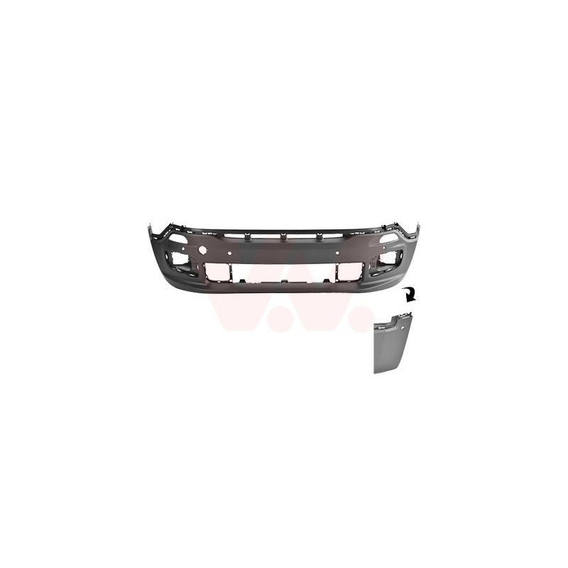 Pare-choc avant -18 partie inférieure avec trous pour parkcontrol pas trailhawk