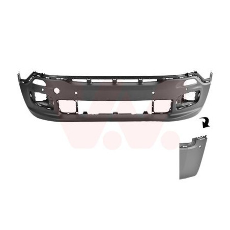 Pare-choc avant -18 partie inférieure avec trous pour parkcontrol pas trailhawk