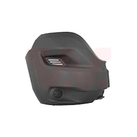 Pare-choc avant droit -23 -a.b. noir sans trous pour gicleur lave-phares sans trous pour élargisseur