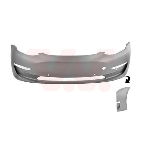 Pare-choc avant en primer