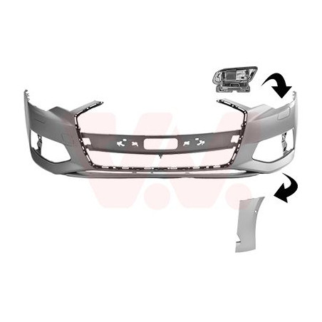 Pare-choc avant en primer