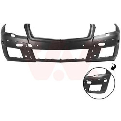 Pare-choc avant en primer avec trous pour parkcontrol avec trous pour gicleur lave-phares avec trous pour moulure pas amg pack