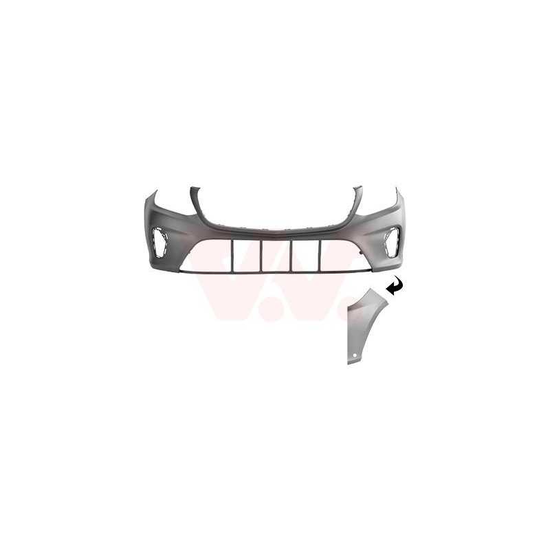 Pare-choc avant en primer