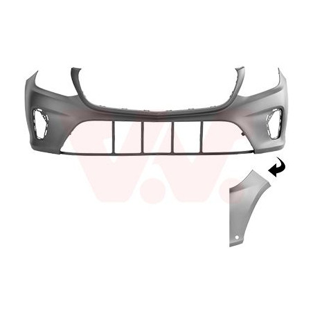 Pare-choc avant en primer