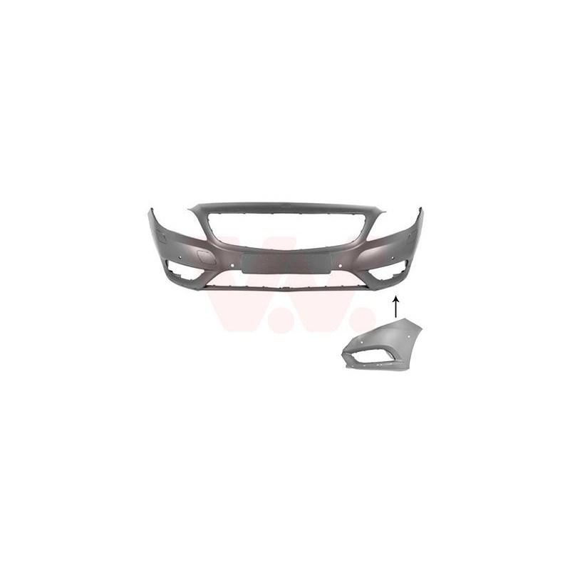 Pare-choc avant en primer