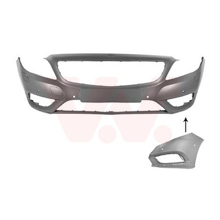 Pare-choc avant en primer