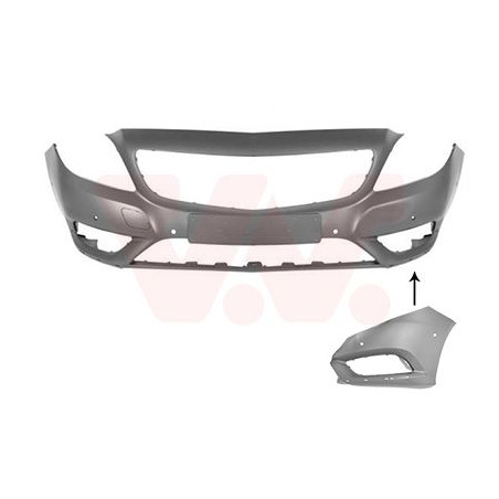 Pare-choc avant en primer