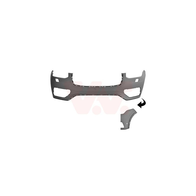 Pare-choc avant en primer