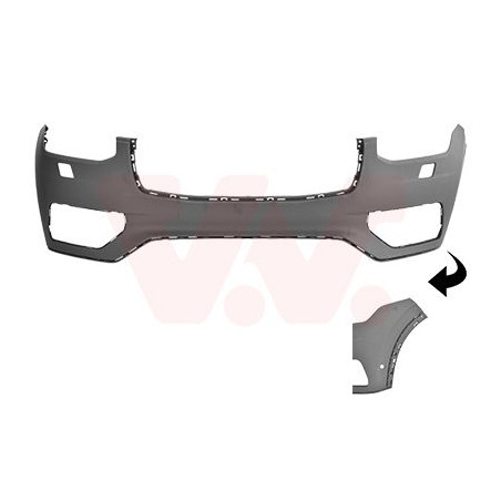 Pare-choc avant en primer