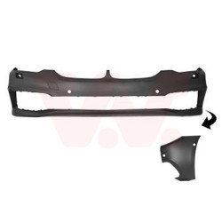 PARE-CHOC AVANT  Trous pour ParkAssist  Trous pour gicleur Lave-Phares Pas M-Pack 