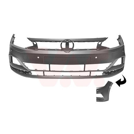 Pare-choc avant en primer