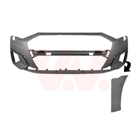 Pare-choc avant en primer