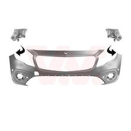 Pare-choc avant en primer