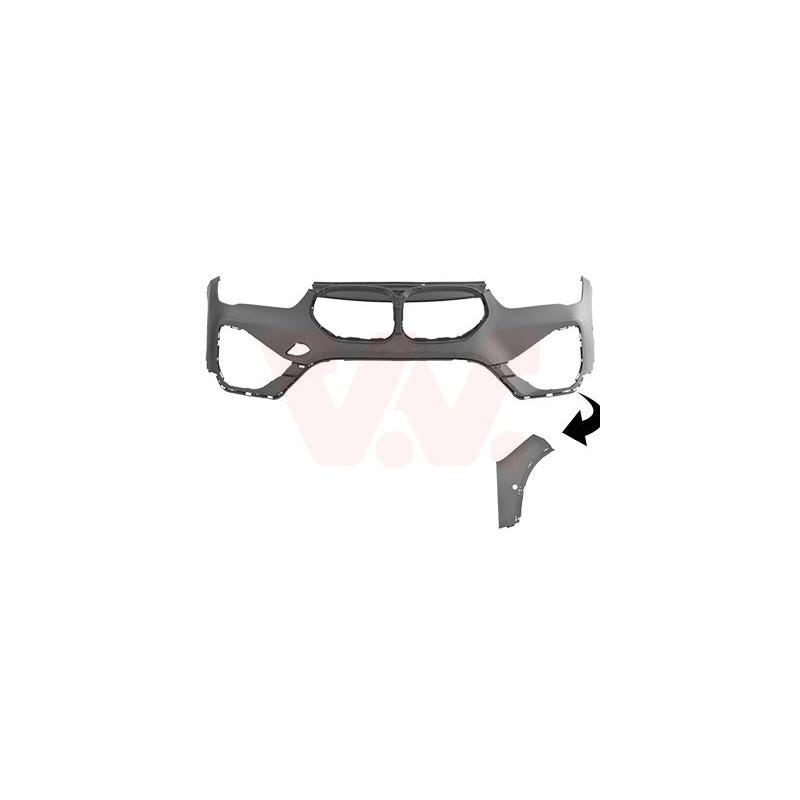 Pare-choc avant en primer