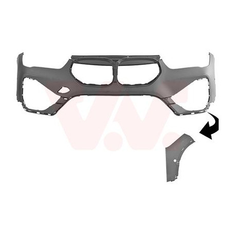 Pare-choc avant en primer